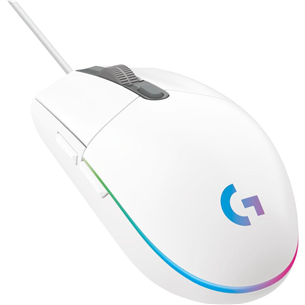 Logitech G102 LightSync, white - Wired Optical Mouse Item - 910-005824 910-005824