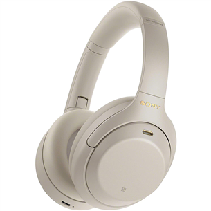 Sony WH-1000XM4, бежевый - Полноразмерные беспроводные наушники Товар - WH1000XM4S.CE7