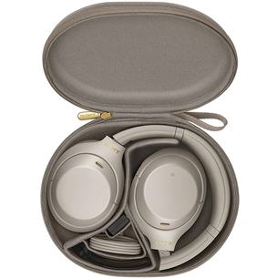 Sony WH-1000XM4, бежевый - Полноразмерные беспроводные наушники Товар - WH1000XM4S.CE7
