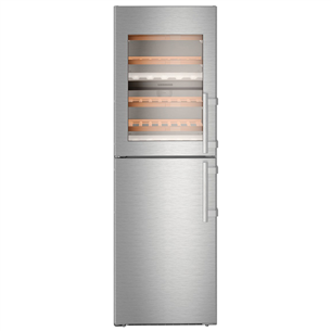 Liebherr, ice maker, 48 bottles, height 185 cm, inox - Wine cooler with freezer Item - SWTNES4285-21 SWTNES4285-21