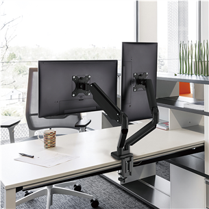 Laikiklis monitoriui Deltaco Dual Gas Spring Prekė - ARM-0351