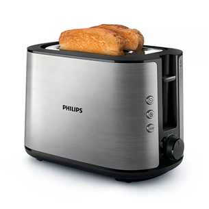 Philips Viva Collection, 950 W, black/inox - Toaster Item - HD2650/90 HD2650/90