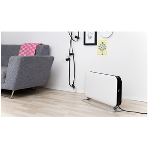 Mill, 2000W, white/black - Convector Item - SG2000LED