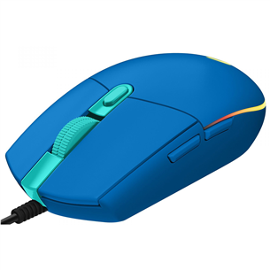 Logitech G102 LightSync, blue - Wired Optical Mouse Item - 910-005801