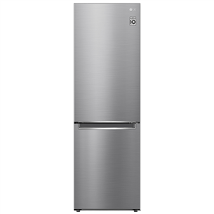 LG, NatureFRESH, 341 L, height 186 cm, silver - Refrigerator Item - GBB61PZJMN.APZQEUR GBB61PZJMN.APZQEUR