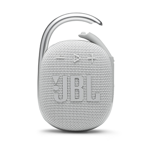JBL Clip 4, white - Portable Wireless Speaker Item - JBLCLIP4WHT
