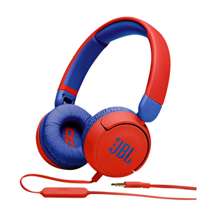 Vaikiškos ausinės JBL JR310, Raudonos Prekė - JBLJR310RED JBLJR310RED