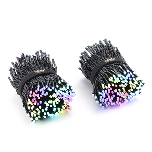 Twinkly 600 RGB LED String (Gen II), IP44, 48 m, black - Smart Christmas Lights Item - TWS600STP-BEU