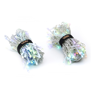 Twinkly Icicle Special Edition 190 RGB+W LEDs (Gen II), IP44, 8.5 m, transparent - Smart Christmas Lights Item - TWI190SPP-TEU