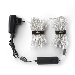 Twinkly Icicle Special Edition 190 RGB+W LEDs (Gen II), IP44, 8.5 m, transparent - Smart Christmas Lights Item - TWI190SPP-TEU