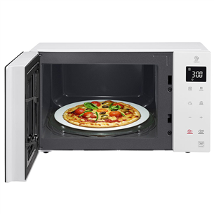 LG, 23 л, 1150 Вт, белый/черный - Микроволновая печь Товар - MS23NECBW