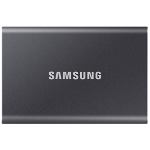 Išorinis diskas SSD Samsung T7, 2 TB, USB 3.2, Gray