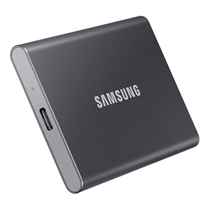 Išorinis diskas SSD Samsung T7, 2 TB, USB 3.2, Gray