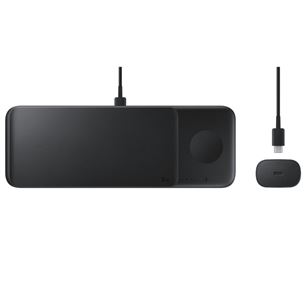 Belaidis įkroviklis Samsung Trio, Juodas Prekė - EP-P6300TBEGEU