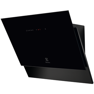 Electrolux, 600 m³/h, width 59.8 cm, black - Cooker Hood Item - LFV416K