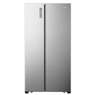 Hisense, NoFrost, 519 L, height 179 cm, silver - SBS Refrigerator Item - RS677N4BIE RS677N4BIE