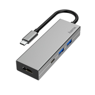 USB-адаптер Hama USB-C multiport adapter (4 порта) Товар - 00200107 00200107