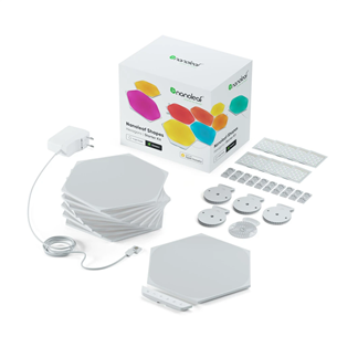 Nanoleaf Shapes Hexagons, 9 panels, white - Smart Lights Starter Kit Item - NL42-0002HX-9PK NL42-0002HX-9PK