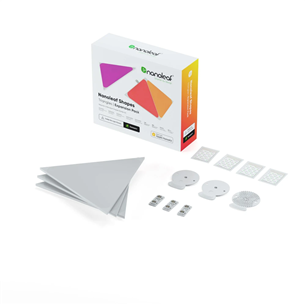 Nanoleaf Shapes Triangles, 3 panels, white - Smart Lights Expansion Pack Item - NL47-0001TW-3PK NL47-0001TW-3PK