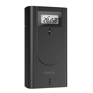 Hama Black Line, черный/серебристый - Термогигрометр Товар - 00186417
