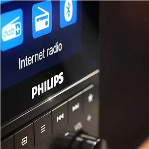 Philips TAR8805, FM, DAB+, Spotify connect, Bluetooth, wireless charging, black - Internet radio Item - TAR8805/10