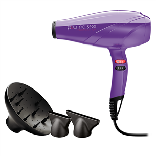 GA.MA Pluma 5500 Endurance Ion, 2400 W, violetinis - Plaukų džiovintuvas SH1607