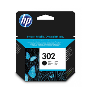 Ink cartridge HP 302 black Item - F6U66AE#UUS F6U66AE#UUS