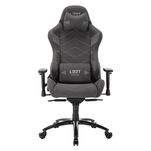 Žaidimų kėdė El33t V4 Soft Canvas, Tamsiai pilka Prekė - 5706470112933 5706470112933