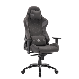Žaidimų kėdė El33t V4 Soft Canvas, Tamsiai pilka Prekė - 5706470112933