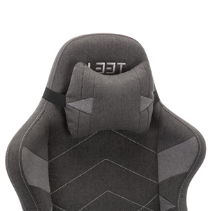 Žaidimų kėdė El33t V4 Soft Canvas, Tamsiai pilka Prekė - 5706470112933