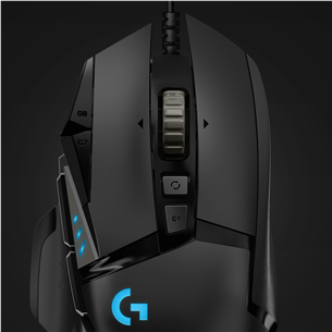 Logitech G502 Hero, black - Wired Optical Mouse Item - 910-005471