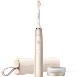 Elektrinis dantų šepetėlis Philips Sonicare 9900 Prestige SenseIQ, kelioninis dėklas, auksinis Prekė – HX9992/11 HX9992/11