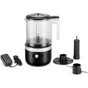 KitchenAid, black - Cordless mini Food Processor Item - 5KFCB519EBM