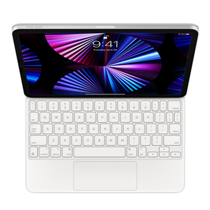 Klaviatūra Apple Magic Keybord iPad Pro 11"/ iPad Air 10.9 (2020), SWE, white Prekė - MJQJ3S/A MJQJ3S/A