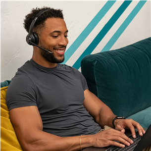 JLAB Go Work, black - Office Wireless Headset Item - IEUHBGOWORKRBLK4