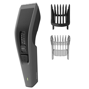 Plaukų kirpimo mašinėlė Philips 3000 Series, 0,5-23 mm, juoda Prekė - HC3525/15 HC3525/15