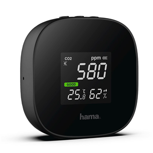Hama Safe, черный - Прибор для измерения качества воздуха Товар - 00186434