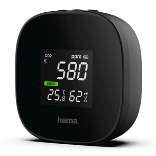 Hama Safe, черный - Прибор для измерения качества воздуха Товар - 00186434