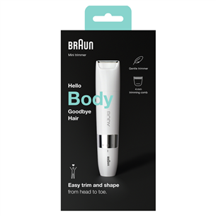 Braun, white - Mini trimmer Item - BS1000
