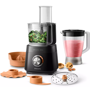 Philips Viva Collection, 1,5 л/1 л, 850 Вт, черный - Кухонный комбайн Товар - HR7530 HR7530