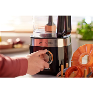 Philips Viva Collection, 1.5 L/1 L, 850 W, black - Food processor Item - HR7530