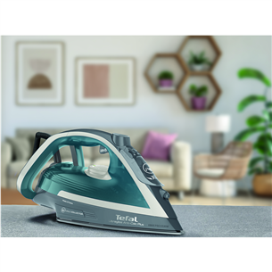 Tefal Ultragliss Plus, 2800 W, white/grey/green - Steam iron Item - FV6842E0