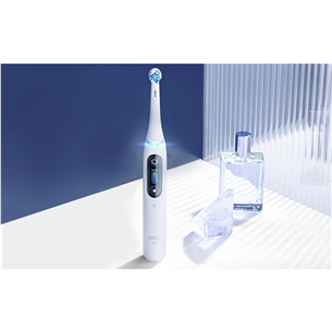 Braun Oral-B iO 7, kelioninis dėklas, baltas - Elektrinis dantų šepetėlis