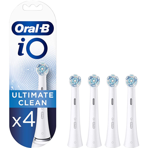 Dantų šepetėlių antgaliai Braun Oral-B iO Ultimate Clean, Braun 4 vnt. Prekė - IO4WHITE IO4WHITE