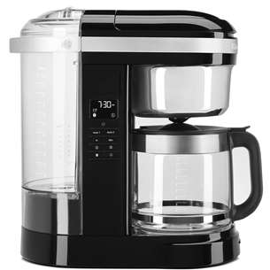 Kitchenaid, water tank 1.7 L, black - Filter coffee machine Item - 5KCM1209EOB