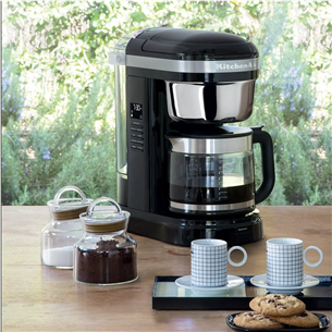 Kitchenaid, water tank 1.7 L, black - Filter coffee machine Item - 5KCM1209EOB