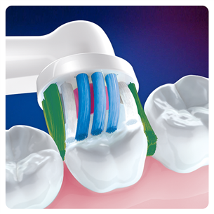 Dantų šepetėlių antgaliai Braun Oral-B 3D White, 2vnt, balti  Prekė-EB18-2WHITE