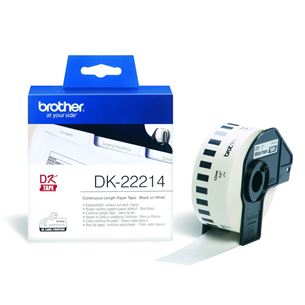 Etiketės spausdintuvams Brother Prekė - DK22214, 1,2cmx30,48m DK22214