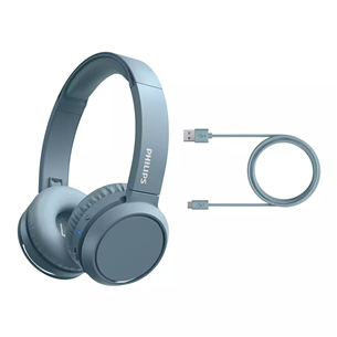 Ausinės Philips Prekė - TAH4205BL/00, Belaidės, Mėlynos