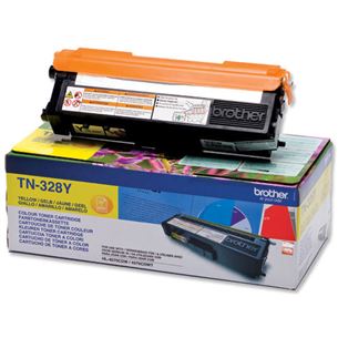 Dažų kasetė Brother TN-328Y, Geltona Prekė - TN328Y TN328Y